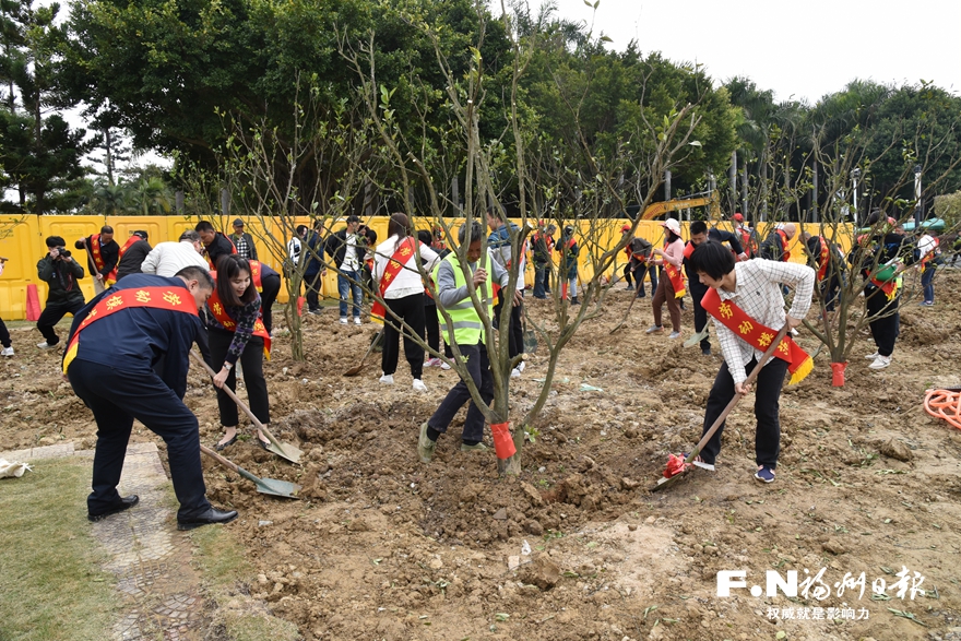 福州市各級(jí)各部門開展植樹造林活動(dòng)