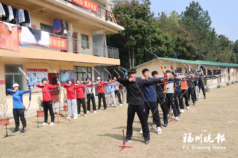 一天四練 福州射箭隊北峰練兵
