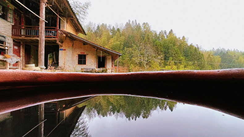閩清東洋村：煙雨中的山水畫卷