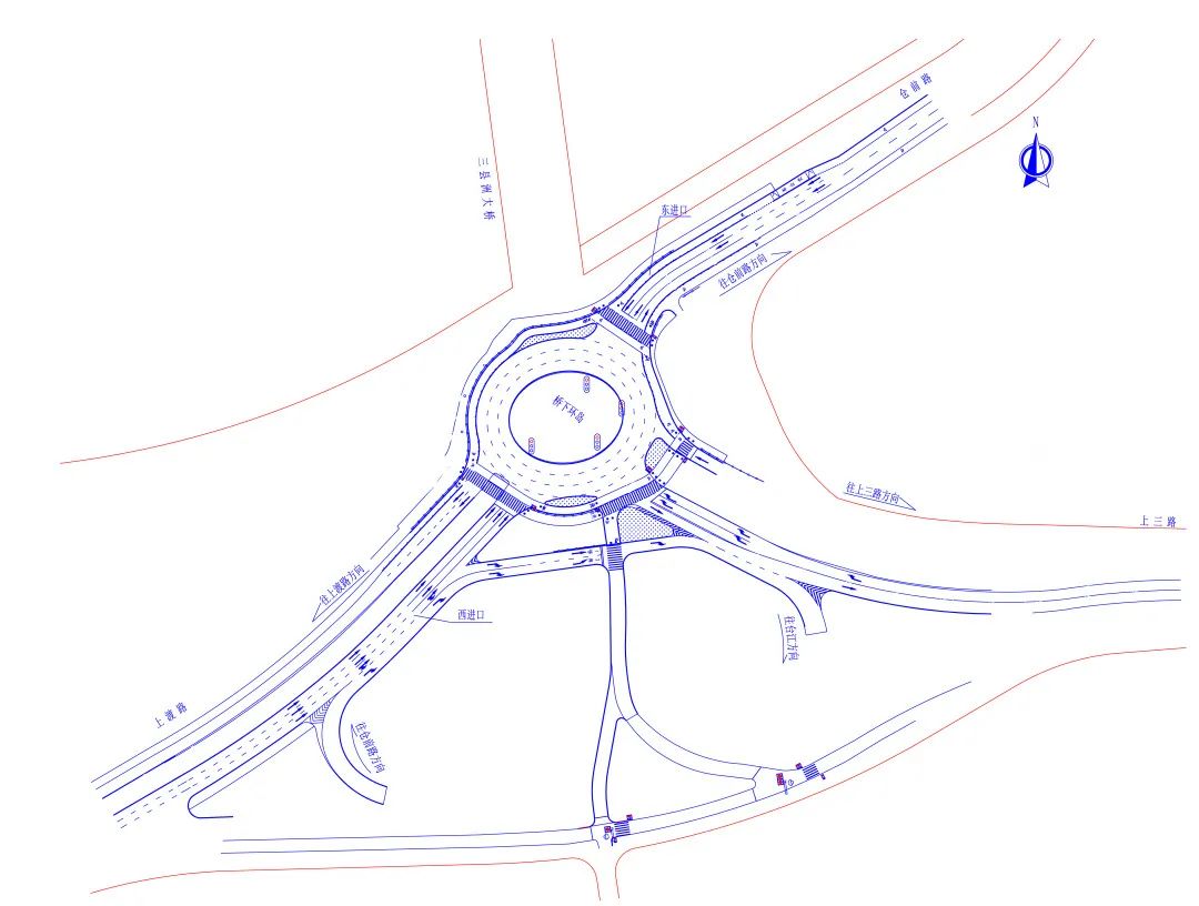 三縣洲大橋下環(huán)島節(jié)點改造工程預計下月完工