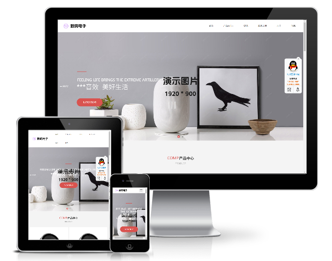 數(shù)碼電子類網(wǎng)站模板(響應(yīng)式)