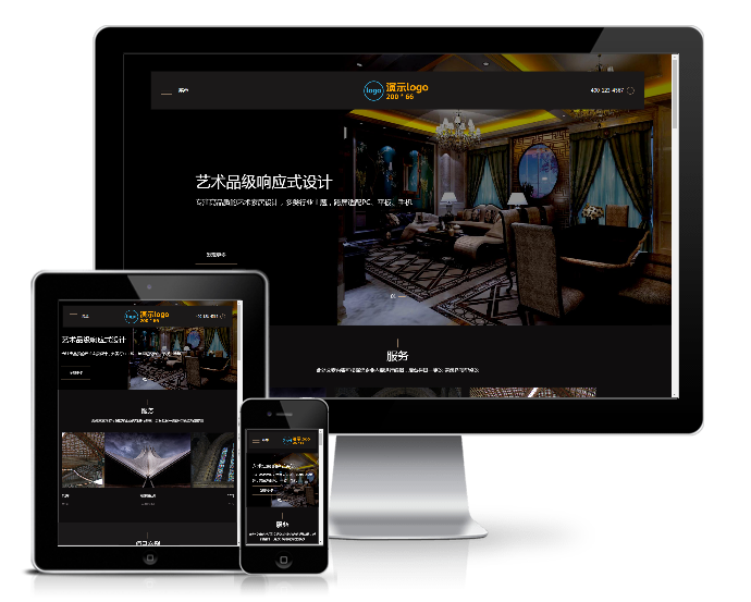 響應(yīng)式藝術(shù)家居設(shè)計(jì)類網(wǎng)站模板